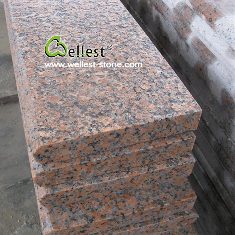 Maple Red Dark Granite, Maple-Leave Red Granite for Tiles and Stairs