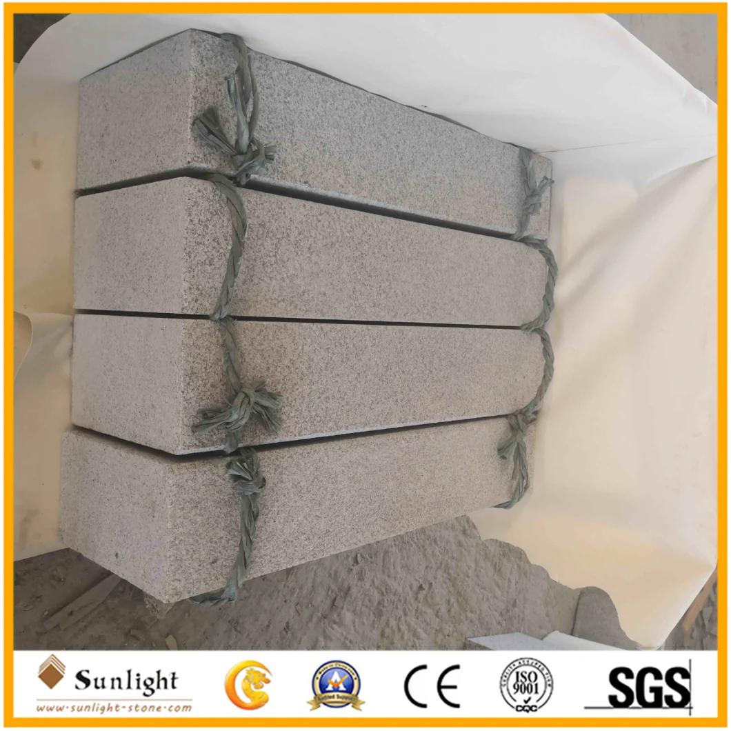 Flamed G603 Grey Granite Stone Paving Landscape Stair for Outside